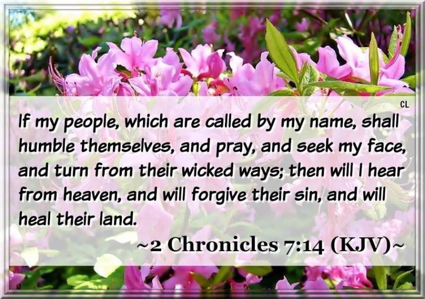 II Chronicles 7:14 KJV!! 2c