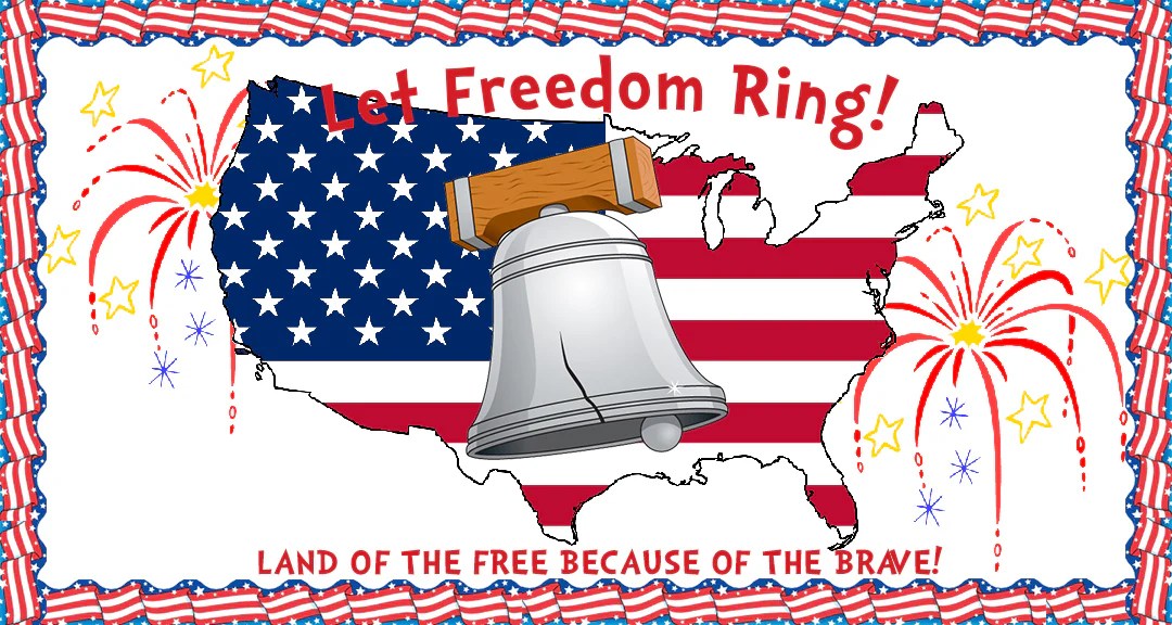 LET FREEDOM RING USA!!