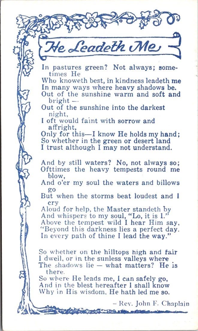 HE JESUS-YESHUA LEADTH ME!!