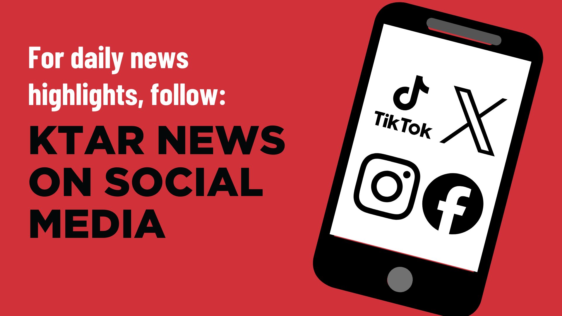 Find KTAR news on Facebook, Instagram, YouTube, TikTok and X