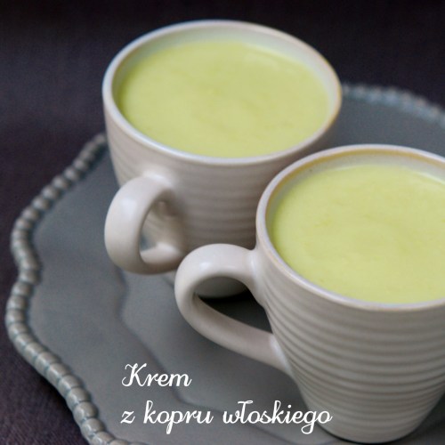 krem z kopru włoskiego
