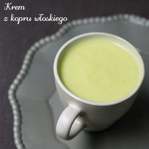 krem z kopru włoskiego