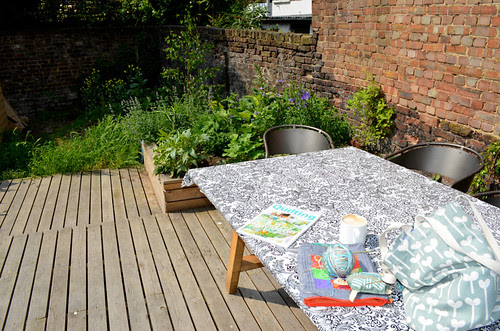 Backyard courtyard at Ray Stitch - London