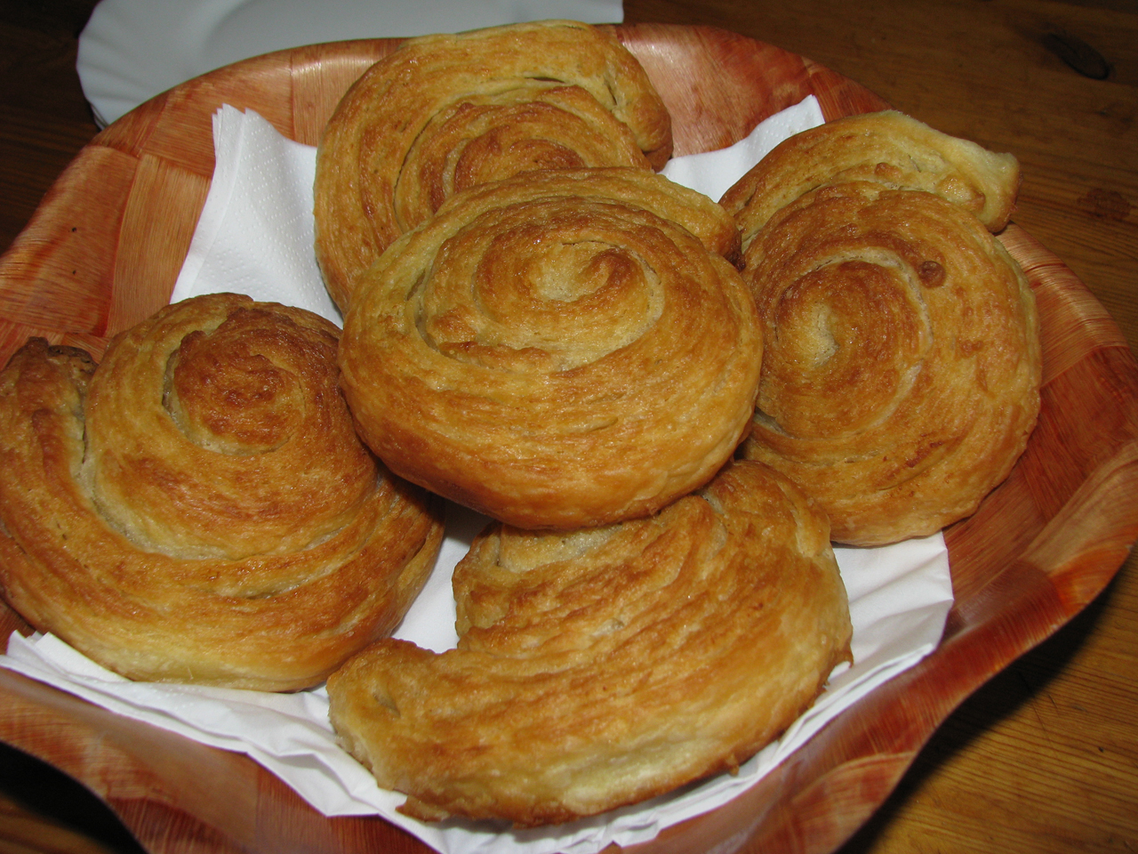 kouign amman facile, vajas hajtott csiga