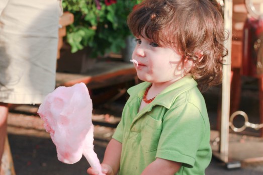 day 4- cotton candy face