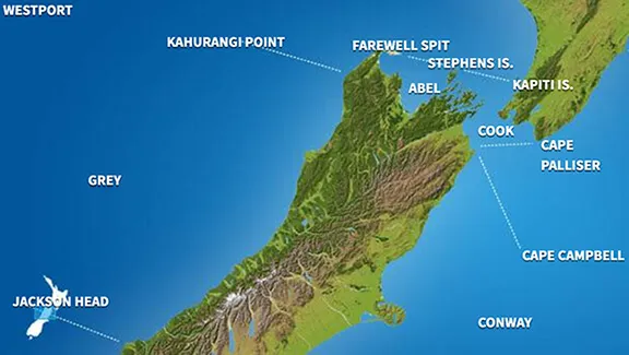 Marine Coastal Forecasts - Cook