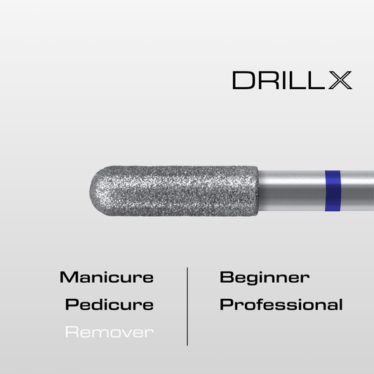 DRILLX Manicure Diamant Bit Zylinder L medium