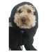 Neo-Paws black fleece hood to keep dogs warm and cozy