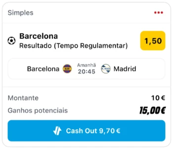 Cash out na Betclic