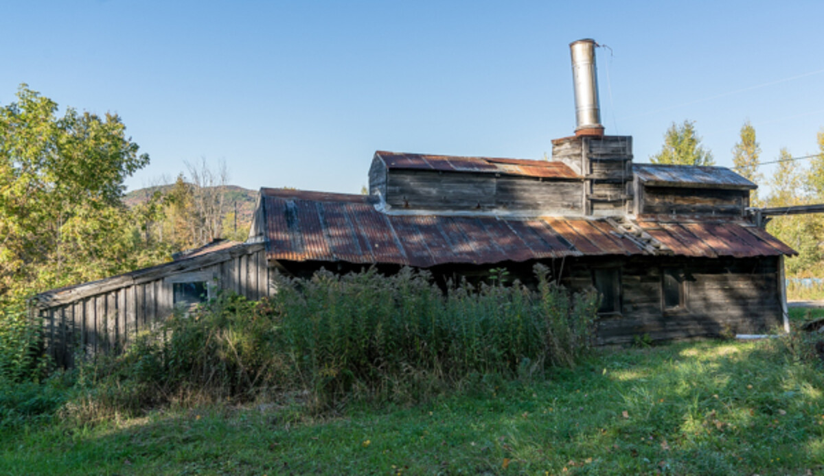 Old style sugar shack standing the test of time.