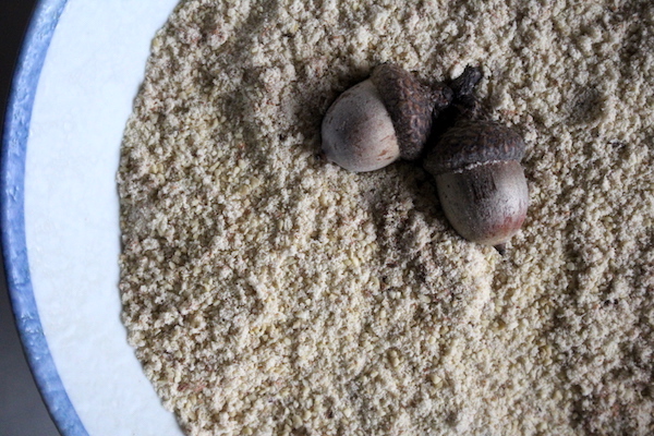 My own homemade acorn flour