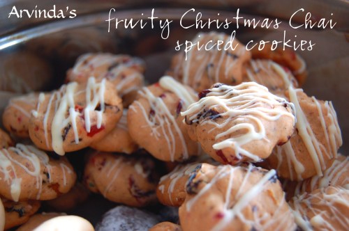 Arvinda's Fruity Christmas Chai Cookies