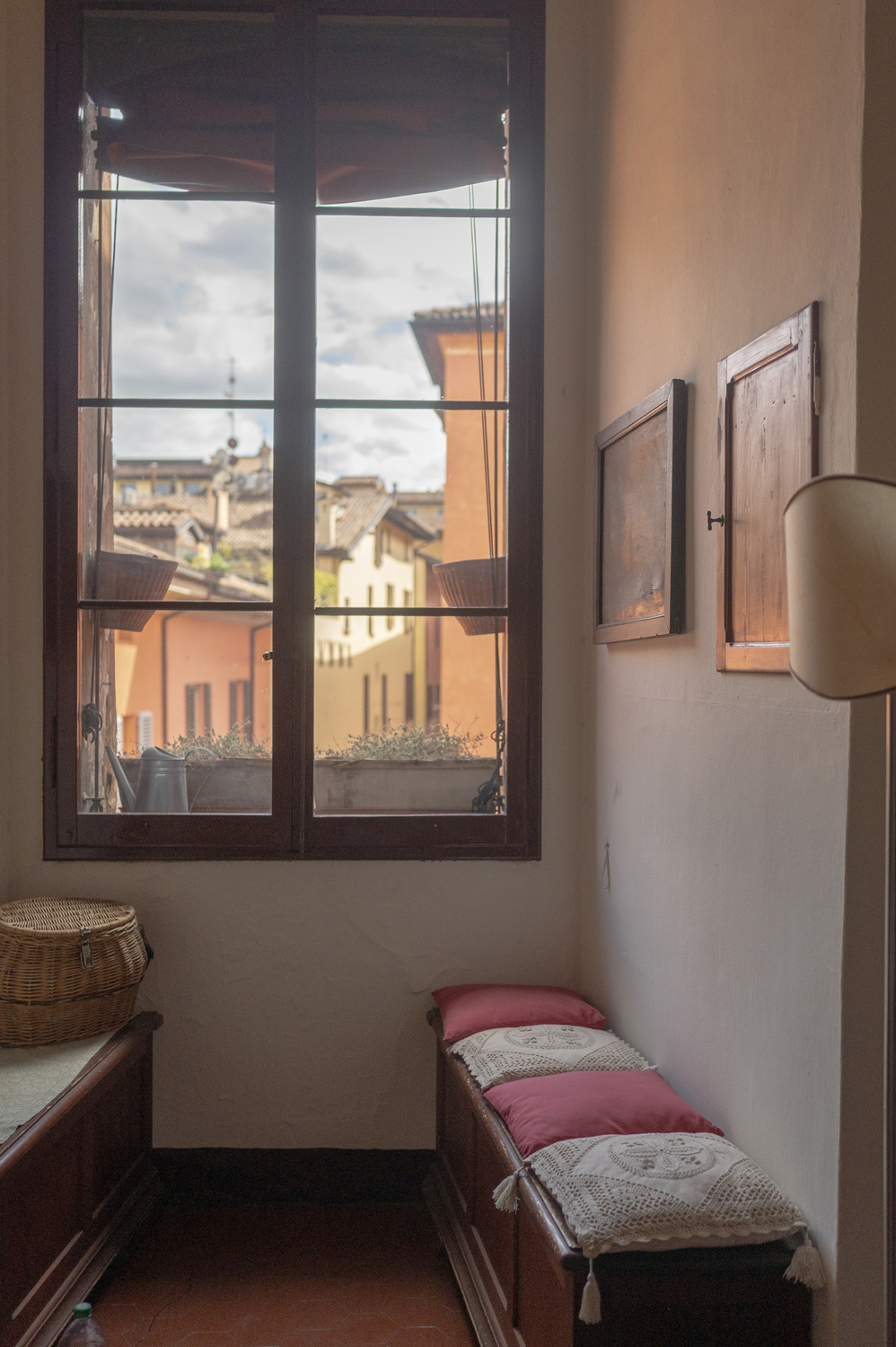 Vista panoramica di Bologna dalla Torre Prendiparte, dimora storica in centro