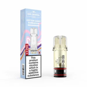 SKE Crystal Plus Cotton Candy Bubblegum Prefilled Pods