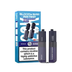 Mr Blue & Blueberry Raspberry Bloody Bar Ultra Twist 20K Refill Pods
