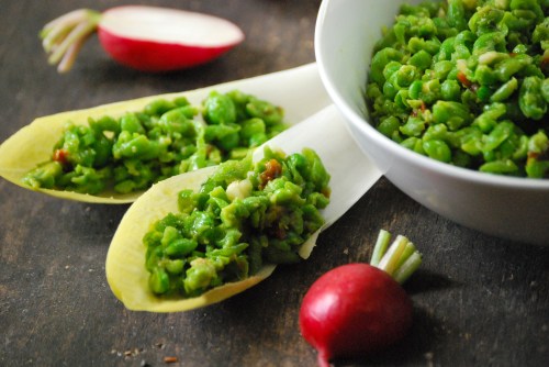 Smashed Summer Pea Spread via Relishing It