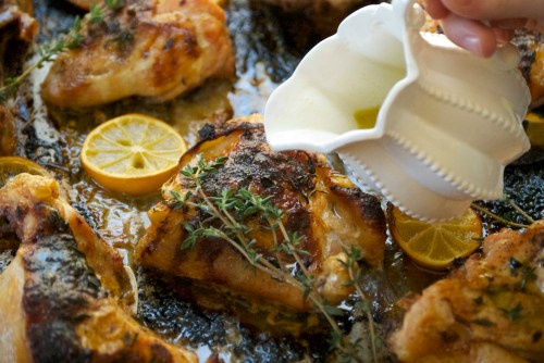 Meyer Lemon and Thyme Roasted Chicken | Relishing It