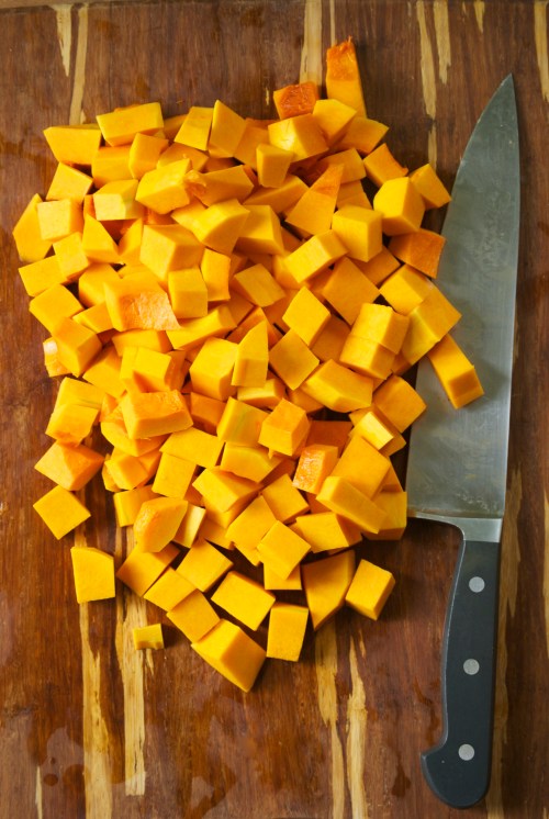 Enchilada Bake with Butternut Squash, Black Beans, and Shredded Chicken | Relishing It