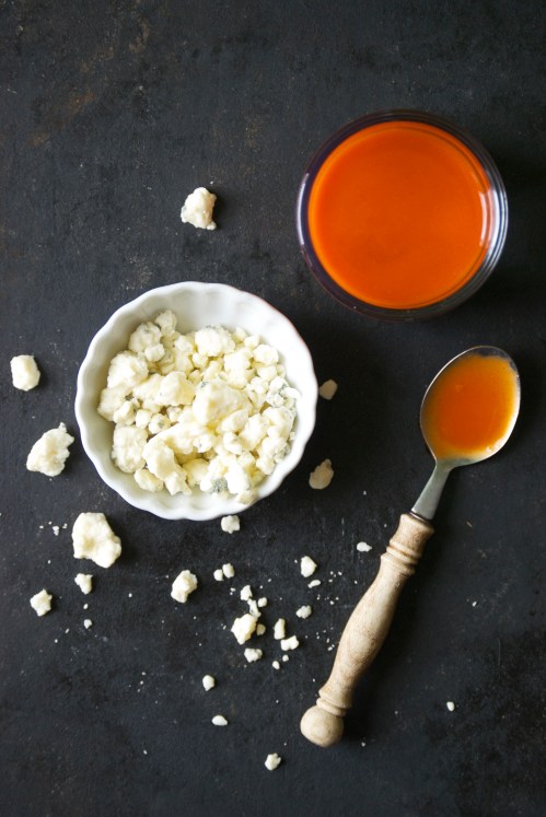 Buffalo Cauliflower with Blue Cheese | Relishing It