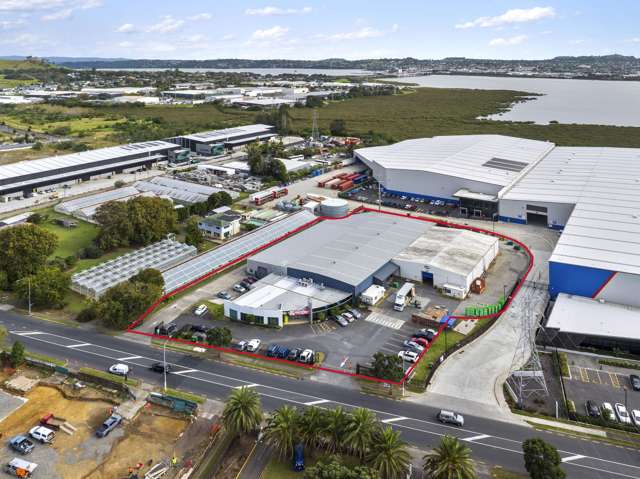 Industrial facility with temp-controlled space