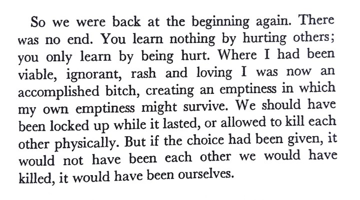 From THE PUMPKIN EATER by Penelope Mortimer