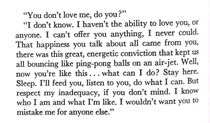 From THE PUMPKIN EATER by Penelope Mortimer