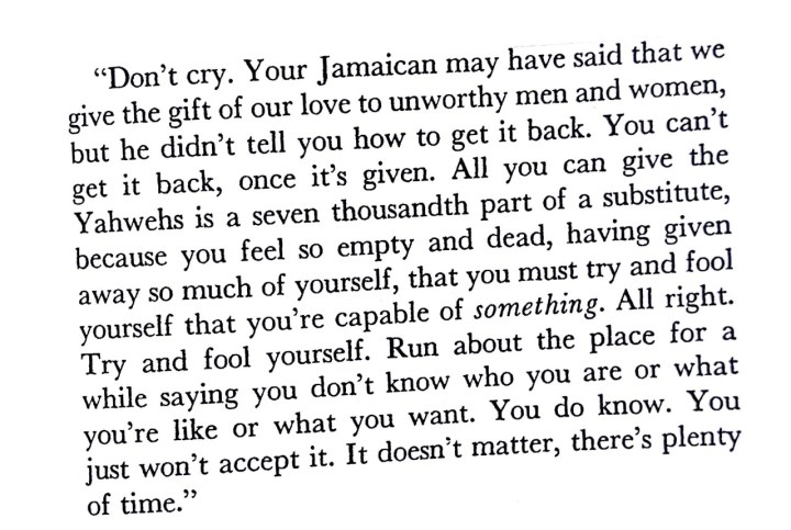 From THE PUMPKIN EATER by Penelope Mortimer