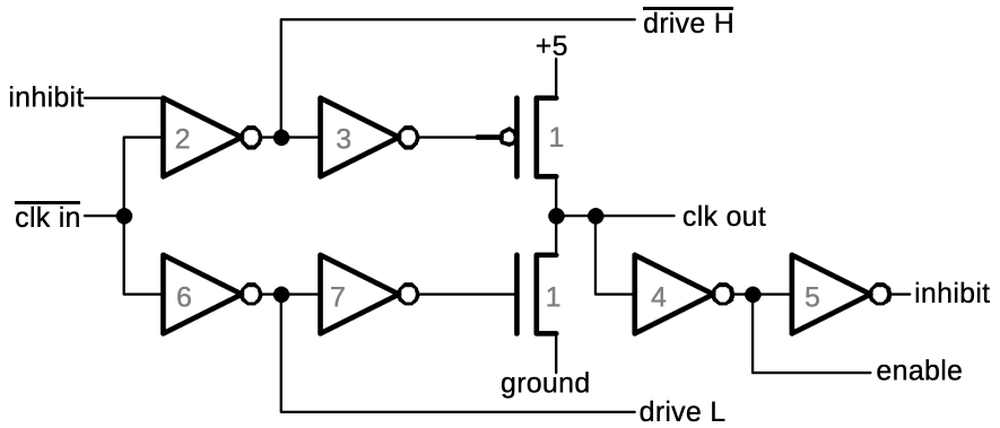 Schematic of the lower driver. Schematic of the lower driver.