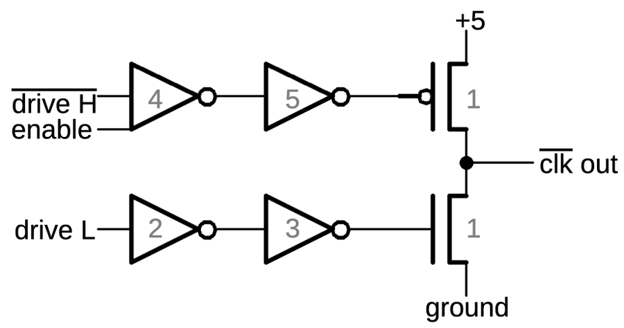 Schematic of the upper driver. Schematic of the upper driver.