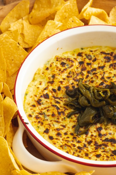 how to make poblano artichoke dip