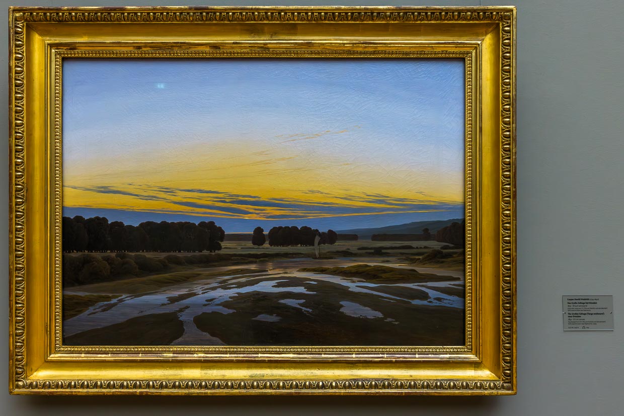 Gemälde von Caspar David Friedrich, Das Große Gehege bei Dresden, 1832, Albertinum / © Foto: Georg Berg