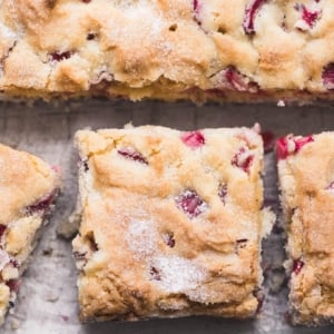 rhubarb breakfast cake