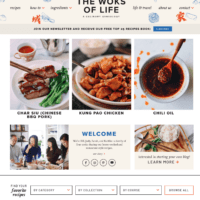 The Woks of Life Homepage Screenshot