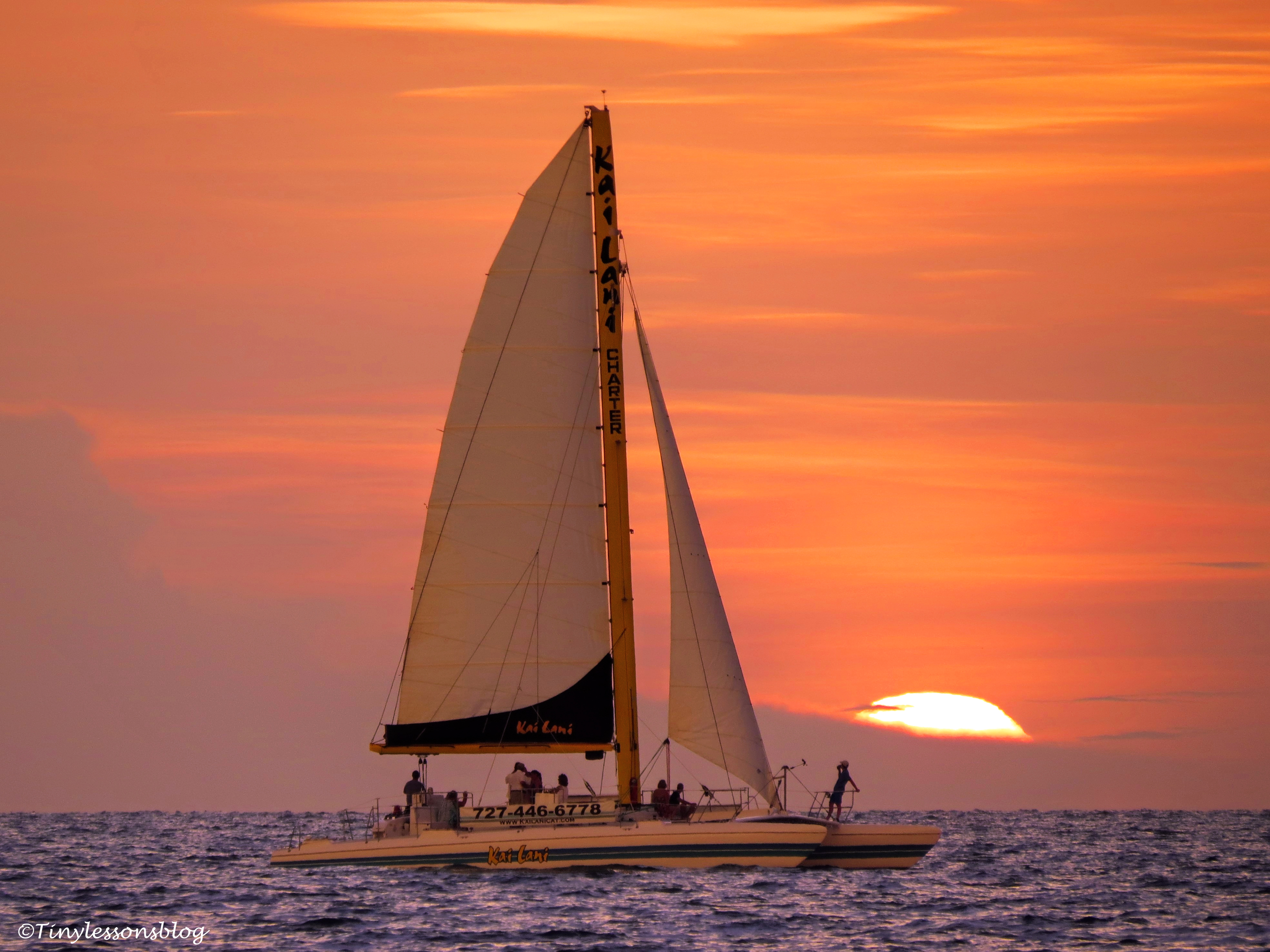 sailboat at sunset UD156