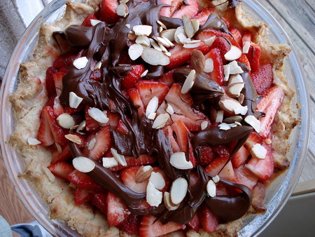Fresh strawberry tart