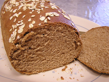 Simple honey wheat bread