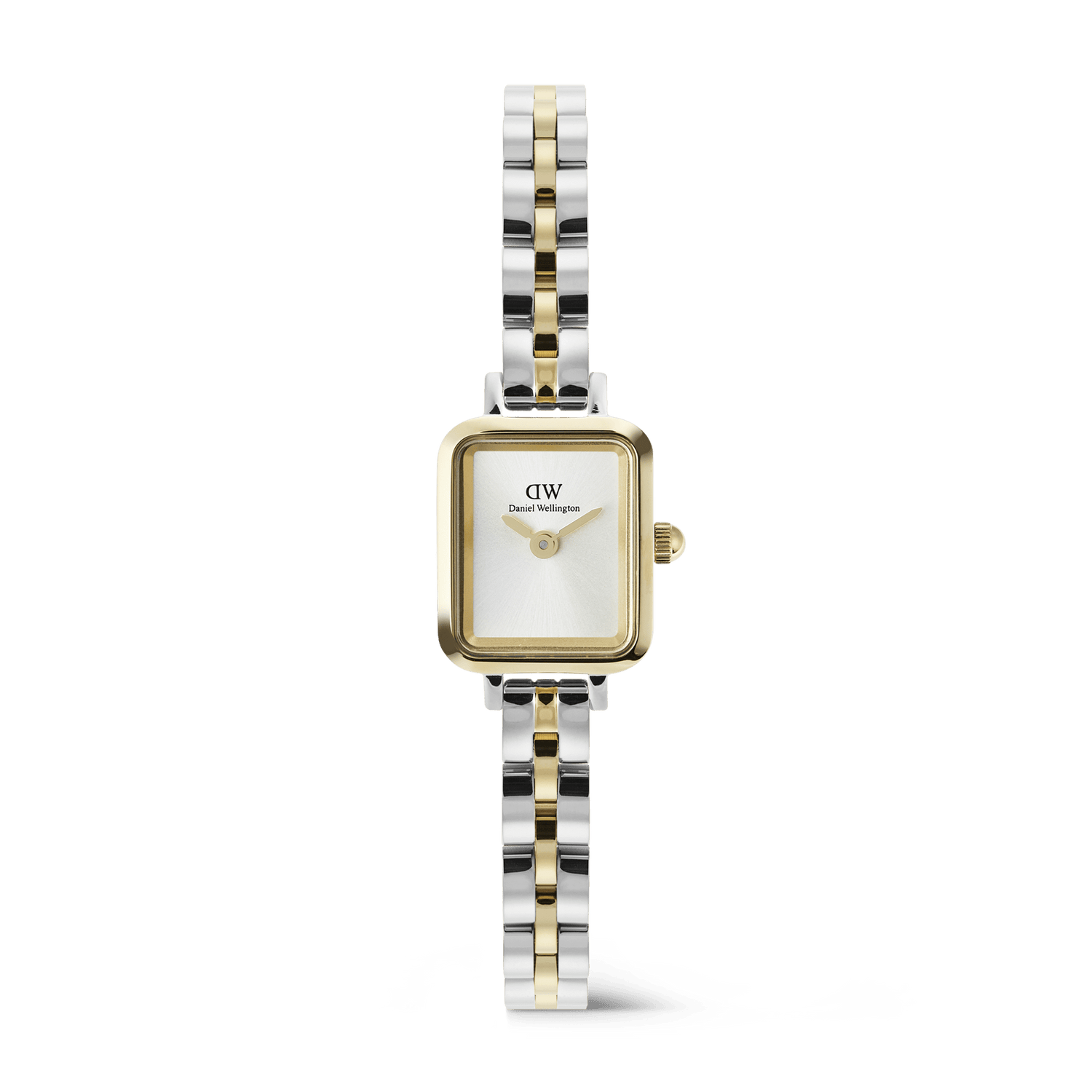 Quadro Mini Arch 3-Link 金色雙色3珠鍊帶手錶