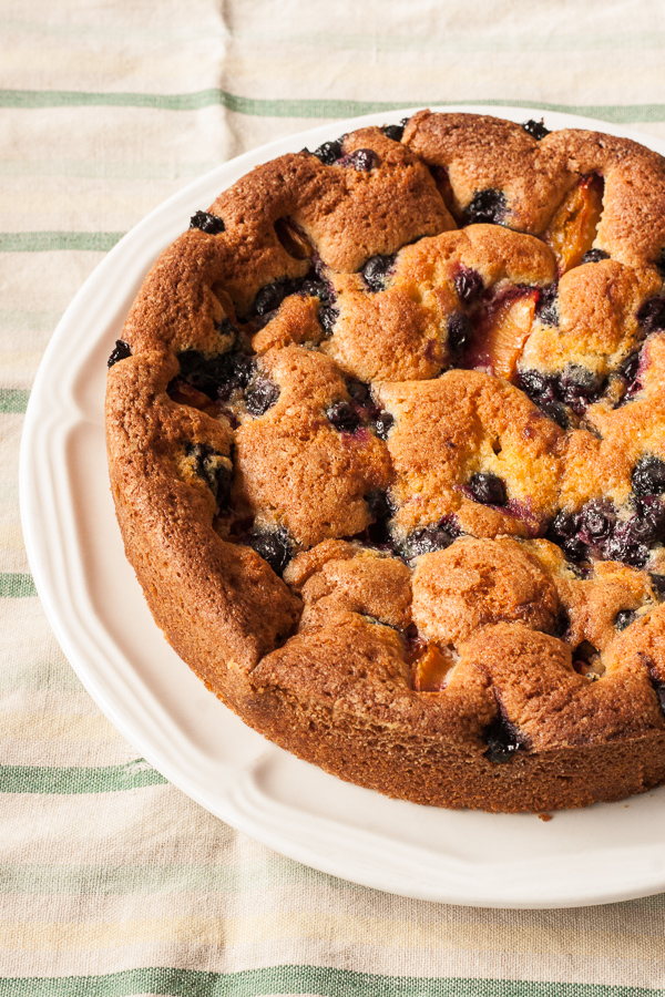 plum blueberry cake-1