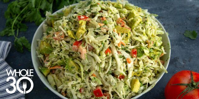 Cilantro Salsa Slaw from Whole Food for Your Family
