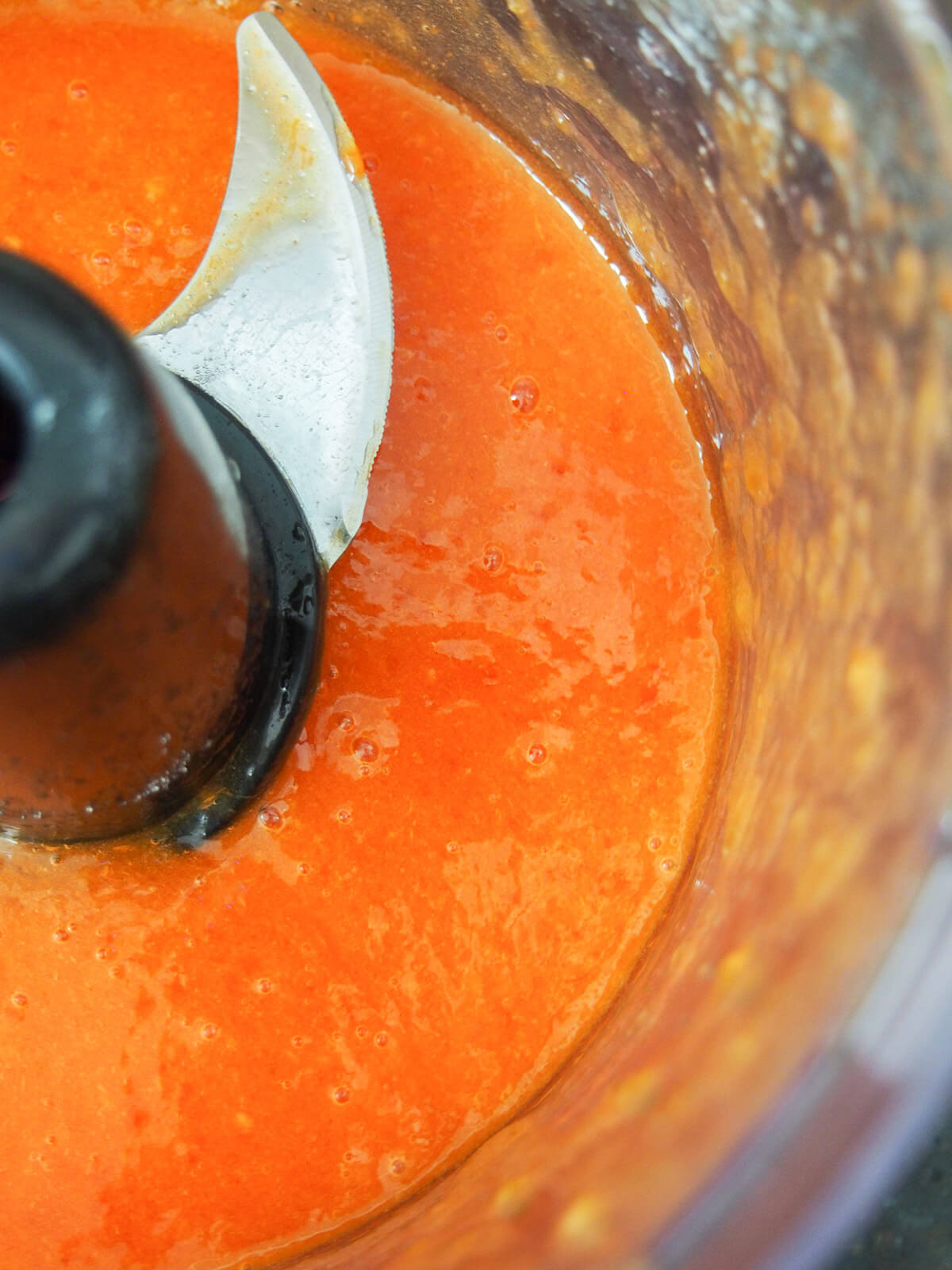 This delicious persimmon ginger sorbet is easy to make and both looks and tastes great, the zingy ginger complimenting the smooth, fragrant persimmon. A tasty frozen treat, great for dessert or as a palette cleanser. pureed persimmon in food processor