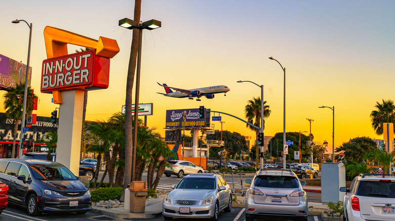 Los Angeles In-N-Out Parking Lot