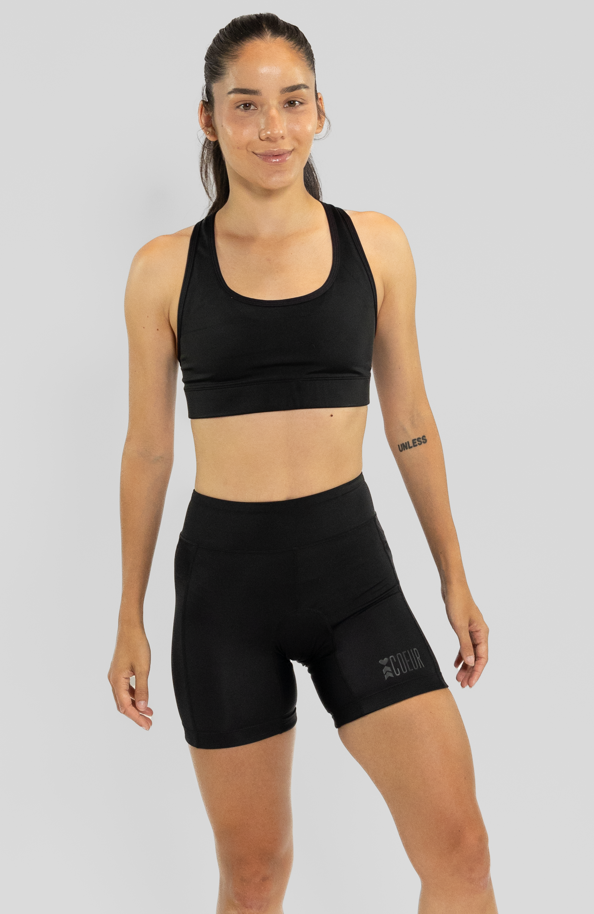 Coeur Sports Sports Bra Little Black Pocket Sports Bra 2.0