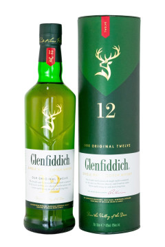 Glenfiddich 12 Jahre Single Malt Scotch Whisky - 0,7L 40% vol
