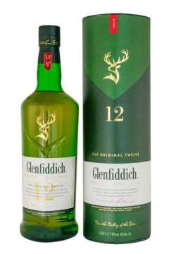 Glenfiddich 12 Jahre Single Malt Scotch Whisky - 1 Liter 40% vol