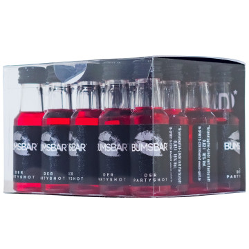 Paket [20x 0,02L] BUMSBAR Granatapfel-Likör PET - 0,4L 16% vol