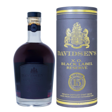 Davidsen's X.O. Black Label Reserve 15 Jahre - 0,7L 40% vol