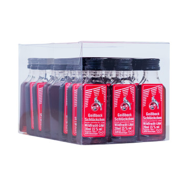 Paket [24 x 0,02L] Geißbock Schlückchen 1. FC Köln PET Kurze - 0,48L 15% vol