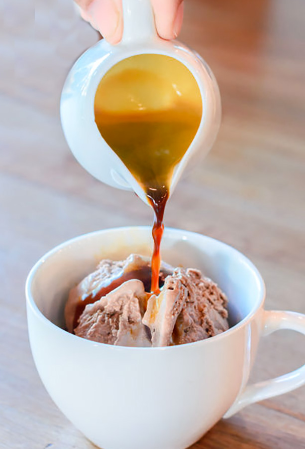 receta de affogato italiano afogatto