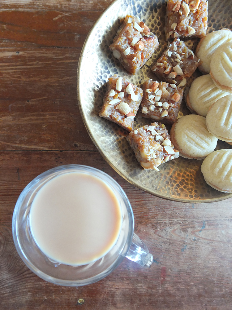Indian Sweet Chai and Sweets