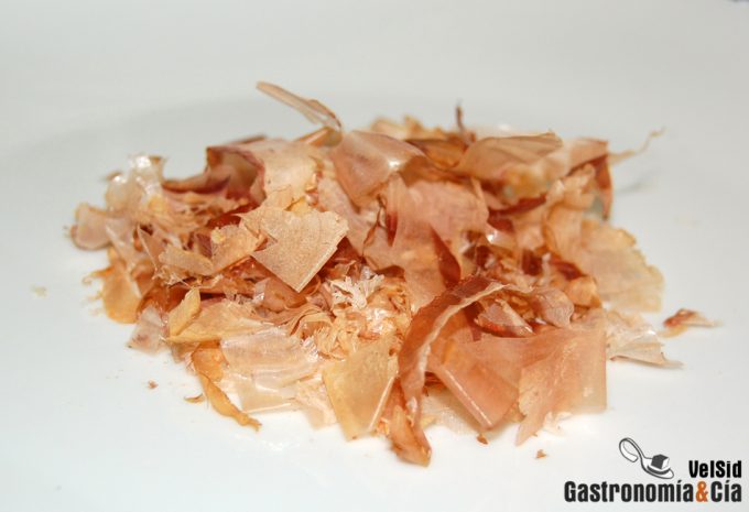Katsuobushi o copos de bonito